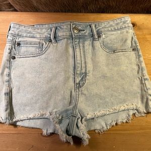 American Eagle super hi-rise Jean Shorts